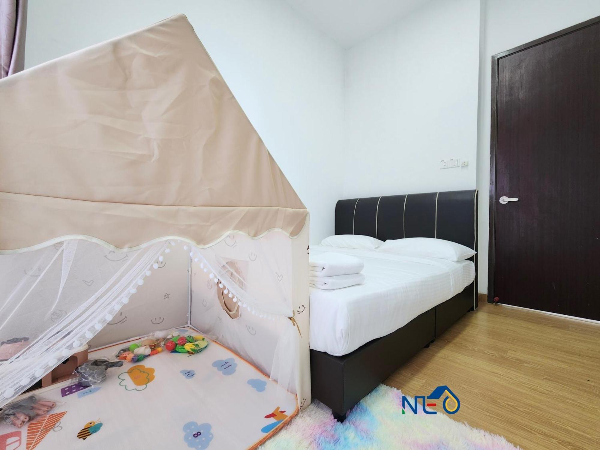 ג'והור בהרו Country Garden Danga Bay Instyle Sea View Homestay Suite By Neo חדר תמונה