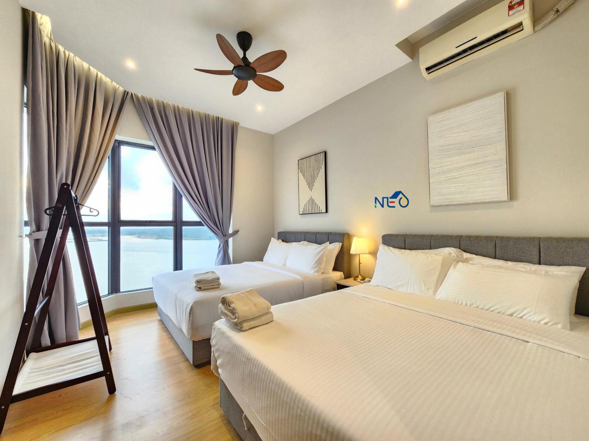 ג'והור בהרו Country Garden Danga Bay Instyle Sea View Homestay Suite By Neo מראה חיצוני תמונה