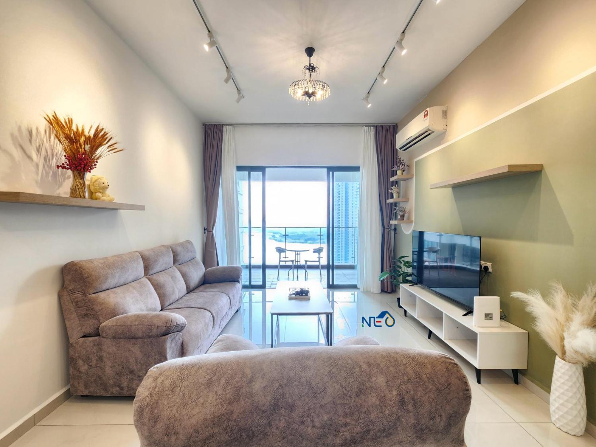 ג'והור בהרו Country Garden Danga Bay Instyle Sea View Homestay Suite By Neo מראה חיצוני תמונה