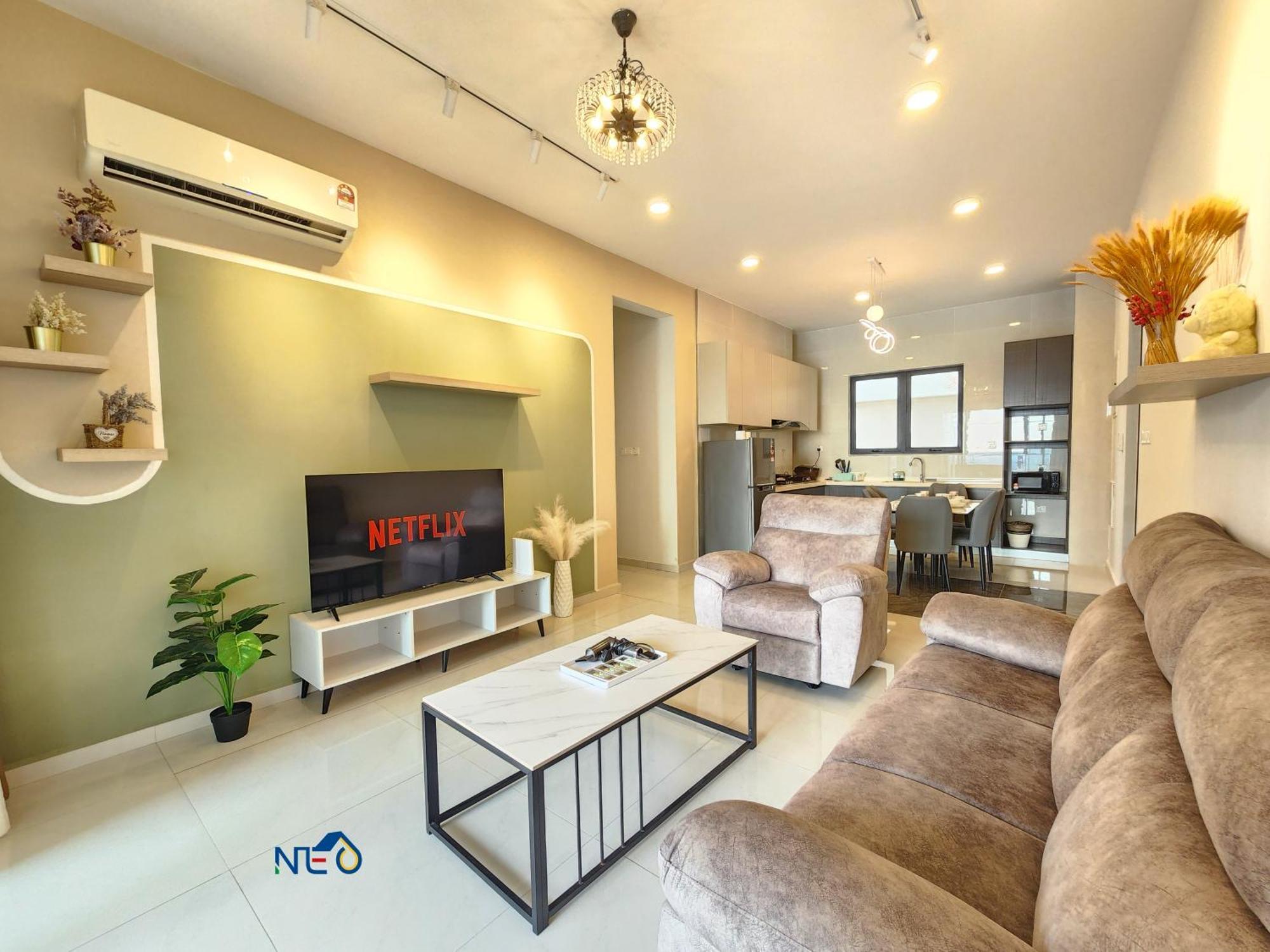 ג'והור בהרו Country Garden Danga Bay Instyle Sea View Homestay Suite By Neo מראה חיצוני תמונה